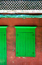 Green shutters-red wall-NO-LA